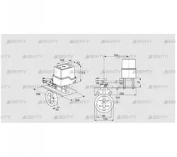 IDR80Z03D100GD/50-30W20E (88303782) Дроссельная заслонка Kromschroder