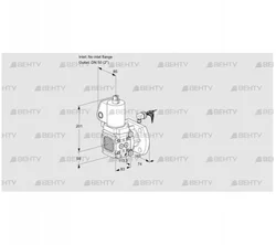 VAS3-/50F/NWSL (88010515) Газовый клапан Kromschroder