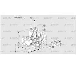 VCH3E50F/50F05NHEVWR3/-3PP/PPPP (88106342) Клапан с регулятором расхода Kromschroder