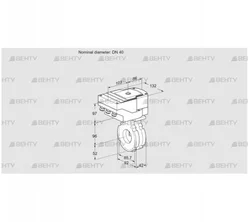 IBG40W05/20-60W3T (88302431) Дроссельная заслонка Kromschroder