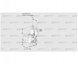 VAS350/-F/NK (88034450) Газовый клапан Kromschroder