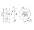 Центробежный вентилятор ebmpapst R4E310AR0601