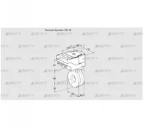 IBG40Z05/20-07W2E (88301542) Дроссельная заслонка Kromschroder