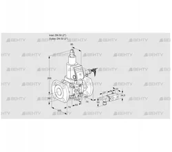 VAS350F/LKGR (88029573) Газовый клапан Kromschroder