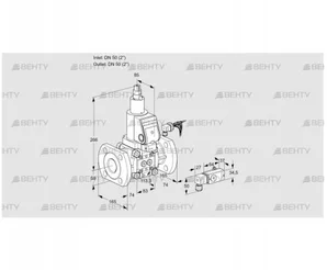 VAS350F/LKGR (88029573) Газовый клапан Kromschroder