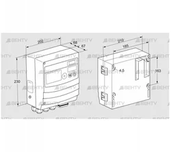 BCU460W2P6C0D0000K1E1-/LM400WF0O0E1- (88680315) Блок управления горением Kromschroder