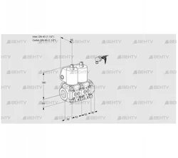 VCS3E40R/40R05NNWL3/PPPP/PPPP (88105742) Сдвоенный газовый клапан Kromschroder