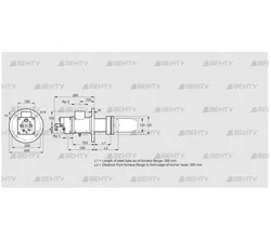 BIC 100RG-350/385-(40)ER (84033551) Газовая горелка Kromschroder