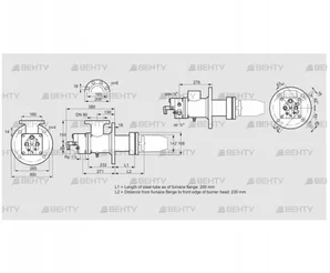 BIC 140HML-200/235-(53)E (84035131) Газовая горелка Kromschroder