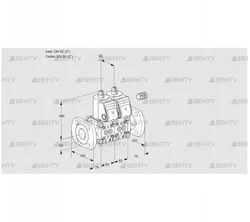 VCS3E50F/50F05NNWR/PPPP/PPPP (88103314) Сдвоенный газовый клапан Kromschroder