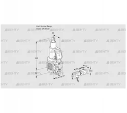 VAS3T-/50N/LQSR (88018708) Газовый клапан Kromschroder