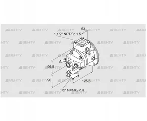 TJ28.0025-A2AMSCNA9D2FSB2 (85401108) Газовая горелка Kromschroder