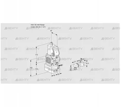 VAG2-/40R/NWAE (88032903) Газовый клапан с регулятором соотношения Kromschroder