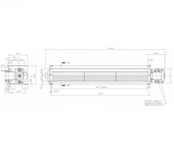 Тангенциальный вентилятор ebmpapst QL4/3000A26-2112LH-445 ck