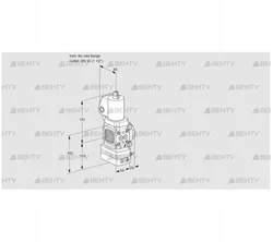 VAG2T-/40N/NQSLAA (88033899) Газовый клапан с регулятором соотношения Kromschroder