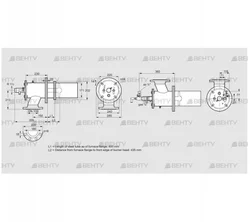 ZIC 165HBL-400/435-(24)D (84246559) Газовая горелка Kromschroder