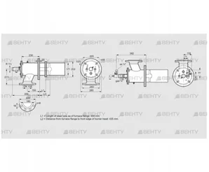 ZIC 165HBL-400/435-(24)D (84246559) Газовая горелка Kromschroder