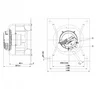 Центробежный вентилятор ebmpapst K3G250AY11C2