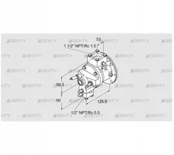 TJ28.0025-A1AMATNA9D2FAB0 (85401305) Газовая горелка Kromschroder