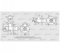 BIO 140RML-500/235-(49)EB (84099750) Газовая горелка Kromschroder