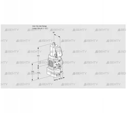 VAG2T-/40N/NQGRAA (88018576) Газовый клапан с регулятором соотношения Kromschroder