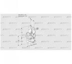 VAD240R/NW-25A (88001399) Газовый клапан с регулятором давления Kromschroder