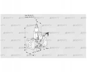 VAS350F/LQ (88004886) Газовый клапан Kromschroder