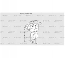 IBG40W05/20-60Q3E (88301187) Дроссельная заслонка Kromschroder