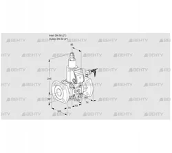 VAS350F/LK (88004890) Газовый клапан Kromschroder