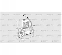 VCS9T125A05NNASRB/PPPP/PPPP (88203295) Сдвоенный газовый клапан Kromschroder