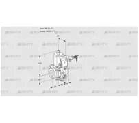 VAS225R/NW (88005606) Газовый клапан Kromschroder