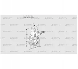 VAN240R/NQ (88014359) Сбросной газовый клапан Kromschroder