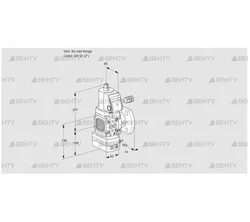 VAD3-/50F/NQGR-50A (88031683) Газовый клапан с регулятором давления Kromschroder