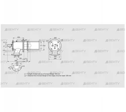 ZIC 165RB-300/335-(17)D (84246546) Газовая горелка Kromschroder