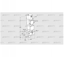 VK 65F31W6XG43D (85313057) Газовый клапан с приводом Kromschroder