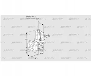 VAS350/-F/NWSR (88032826) Газовый клапан Kromschroder