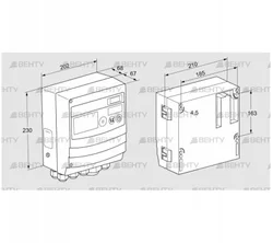 BCU460W2P2C0D1100K1E1-/LM400WF1O0E1- (88680348) Блок управления горением Kromschroder