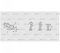 EKO 50RA (03262051) Газовый компенсатор Kromschroder