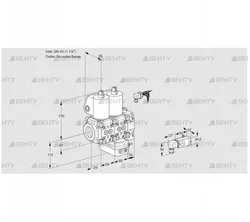 VCG2E40R/--05NGNVWL/PPPP/2-PP (88107484) Клапан с регулятором соотношения Kromschroder