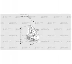 VAS3-/50F/NWSR (88011718) Газовый клапан Kromschroder