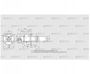 BIC 65MB-0/35-(104)E (84031410) Газовая горелка Kromschroder