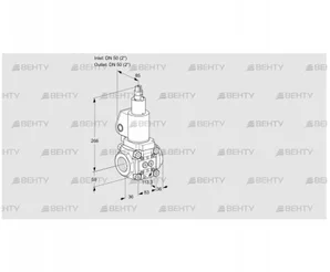 VAS3T50N/LQGL (88033532) Газовый клапан Kromschroder