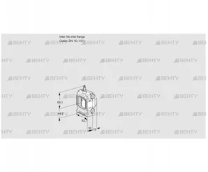 VMV1-/15N05M (88026947) Регулирующая задвижка Kromschroder