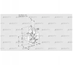 VAG240F/NWAE (88008987) Газовый клапан с регулятором соотношения Kromschroder