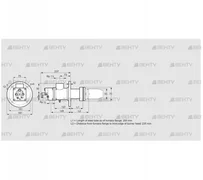 BIC 50HB-200/235-(37)D (84030130) Газовая горелка Kromschroder