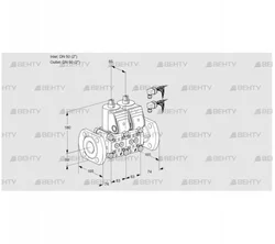 VCS3E50F/50F05NNKR6/PPPP/PPPP (88105969) Сдвоенный газовый клапан Kromschroder