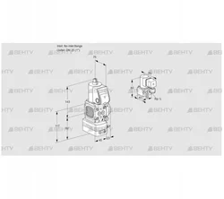 VAD1-/25R/NW-50A (88014424) Газовый клапан с регулятором давления Kromschroder