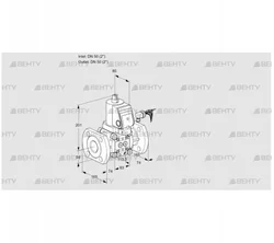 VAS350F/NQSR (88004898) Газовый клапан Kromschroder