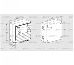 BCU460-3/1LW3GBS2B1/1 (88610004) Блок управления горением Kromschroder