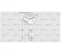 IBHS100Z01A/40A3AR10 (88301843) Дроссельная заслонка Kromschroder